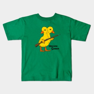 Two-headed duck hunter Kids T-Shirt